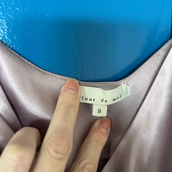 FLEUR DU MAL SILK CAMISOLE - Picture 2 of 2